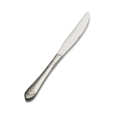 Bon Chef Nile, Dinner Knife, Euro, Solid Handle, Mirror Finish, 13/0, 9.92" , set of 12 S1712